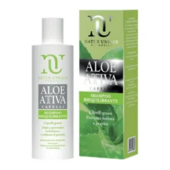 Natur Unique Shampoo Aloe Attiva Riequilibrante Capelli Grassi 250ml