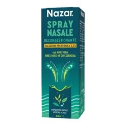 Nazar Spray Nasale Decongestionante Soluzone Ipertonica 2,2% 20ml