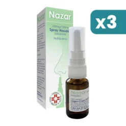 Nazar Spray Nasale Trattamento Raffreddore 15ml (multipack x3)