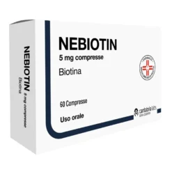 Nebiotin 5mg Biotina Per Salute Della Pelle E Anti-invecchiamento 60 Compresse