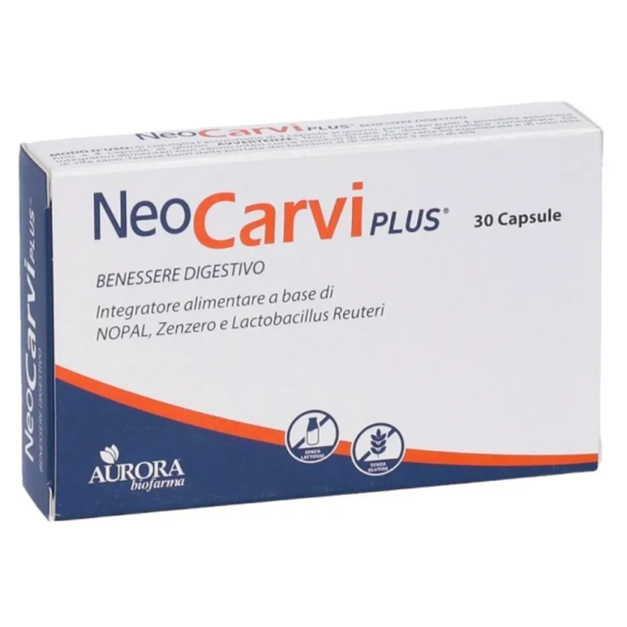 Neocarvi Plus Integratore Benessere Digestivo 30 Capsule