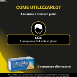Neonisidina C Vitamina C 10 Compresse Effervescenti