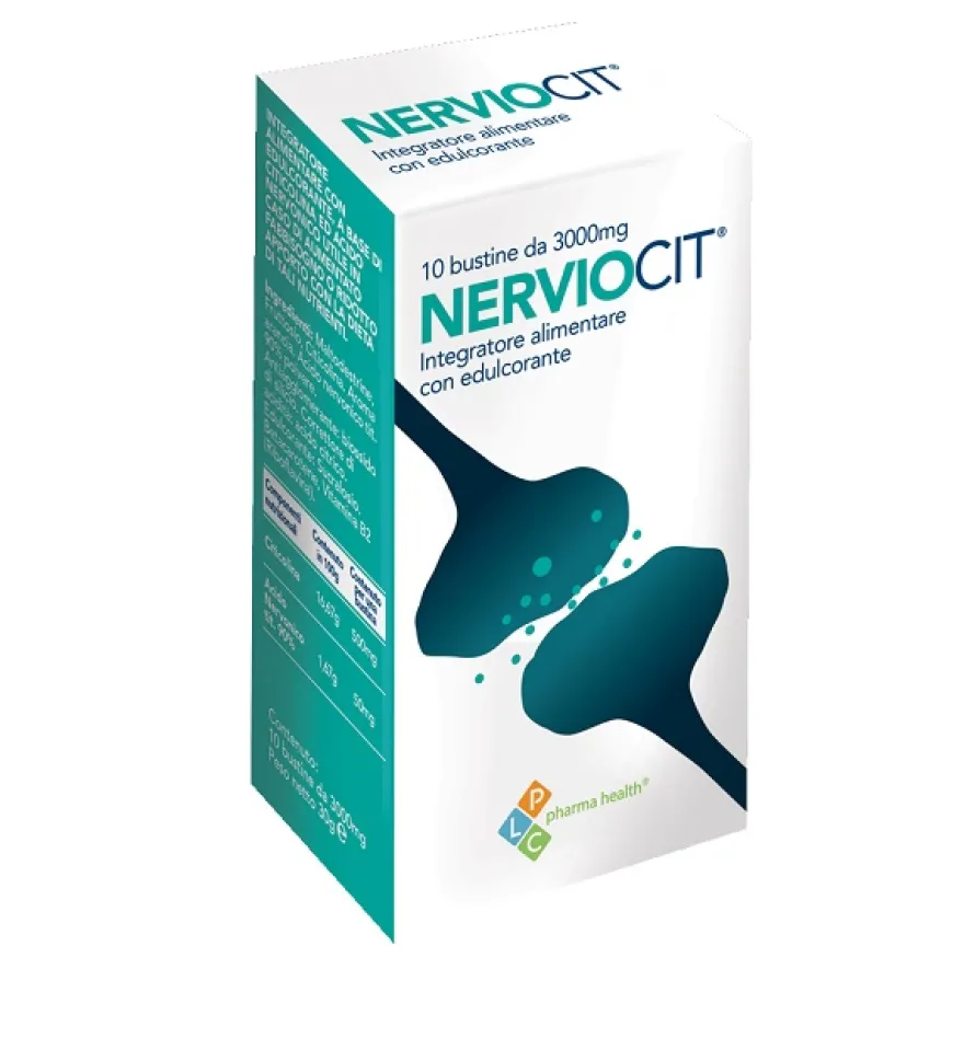 Nerviocit Integratore Sistema Nervoso 10 Bustine