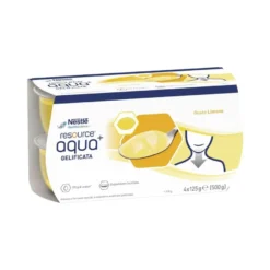 Nestlè Resource Aqua+ Gelificata Gusto Limone 4x125g