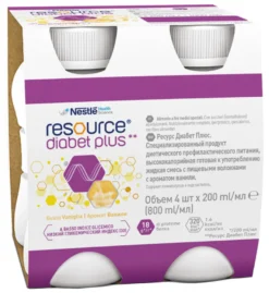 Nestlè Resource Diabet Plus Vaniglia 4x200ml