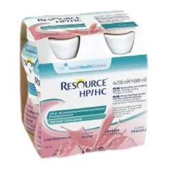 Nestlè Resource Hp Hc Fragola Alimento Iperproteico 4x200ml
