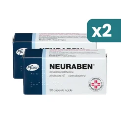 Neuraben Vitamina B12 trattamento polineuropatie bipacco 2x30 capsule