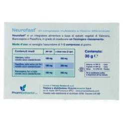 Neurofast Integratore Sonno 30 Capsule