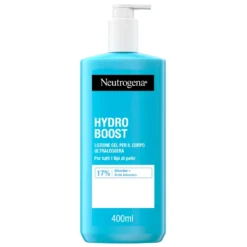 Neutrogena Hydro Boost Crema Corpo Idratante Fluida Gel Acido Ialuronico 400ml
