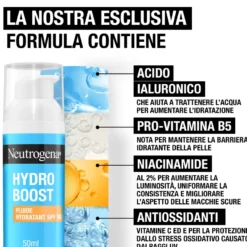 Neutrogena Hydro Boost Fluido Idratante Spf50 50ml