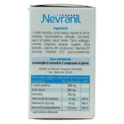 Nevranil Integratore Sistema Nervoso 40 Compresse