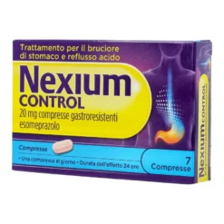 Nexium Control Antiacido Per Bruciore Di Stomaco E Reflusso Esomeprazolo 7 Compresse