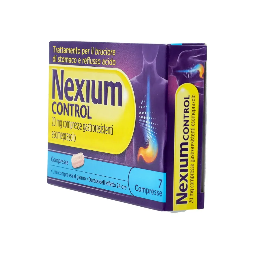 Nexium Control Antiacido Per Bruciore Di Stomaco E Reflusso Esomeprazolo 7 Compresse