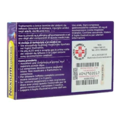 Nexium Control Antiacido Per Bruciore Di Stomaco E Reflusso Esomeprazolo 7 Compresse