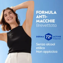 Nivea Black & White Invisible Original Roll-on Deodorante Roll On Donna Antitraspirante 72h 50ml