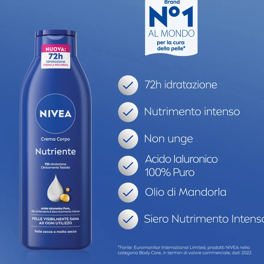 Nivea Body Crema Corpo Nutriente 250ml