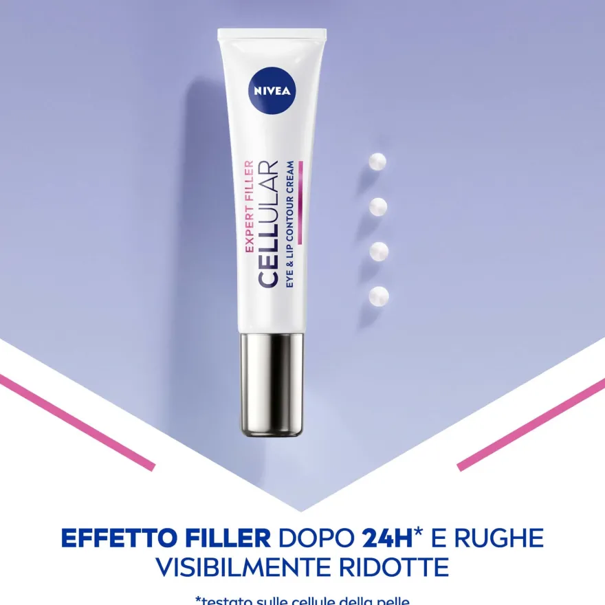 Nivea Cellular Expert Filler Contorno Occhi E Labbra Anti-età 15ml