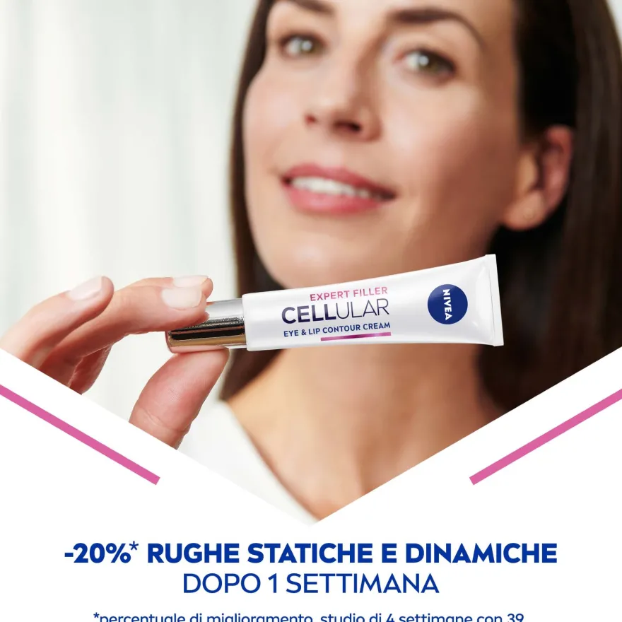 Nivea Cellular Expert Filler Contorno Occhi E Labbra Anti-età 15ml