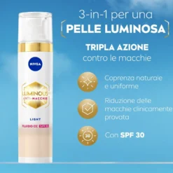 Nivea Cellular Luminous630 Cc Spf30 01 Light 40ml