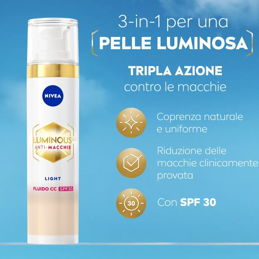 Nivea Cellular Luminous630 Cc Spf30 01 Light 40ml