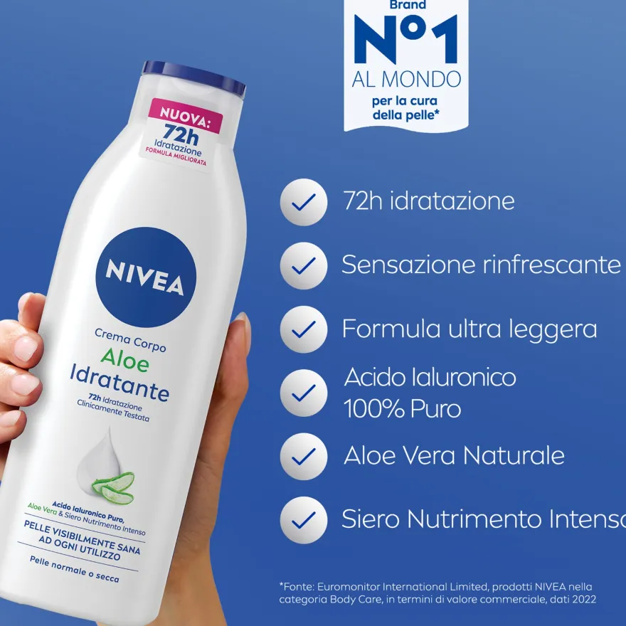 Nivea Crema Corpo Aloe Idratante 500ml