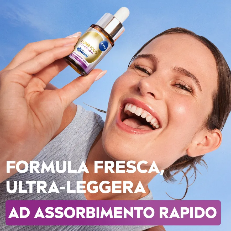 Nivea Luminous 630 Skinglow Siero Viso luminosità Immediata 15ml