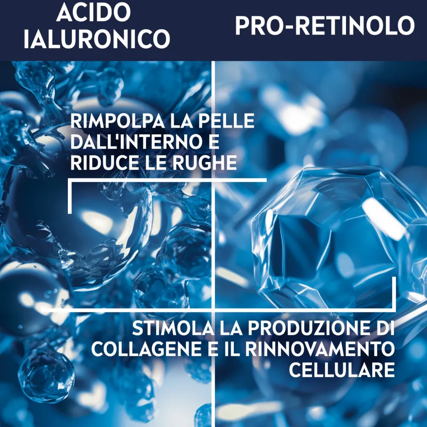Nivea Men Anti-age Hyaluron Crema Viso Idratante Fp15 Pelli Mature 50ml