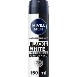 Nivea Men Black And White Invisible Original Spray 150ml