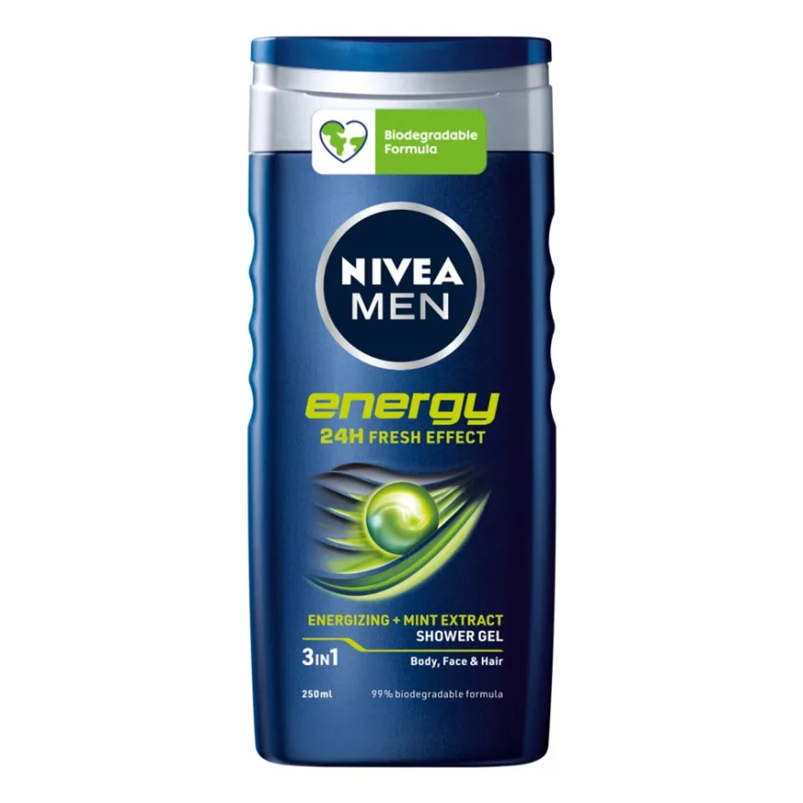 Nivea Men Doccia Shampoo Energy 250ml