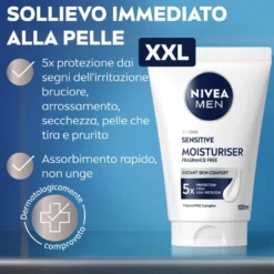 Nivea Men Sensitive Crema Idratante Uomo 100ml