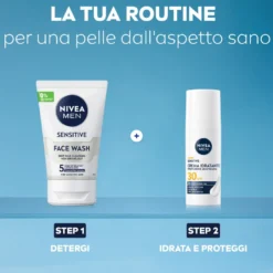 Nivea Men Sensitive Crema Idratante Uomo Spf30 50ml