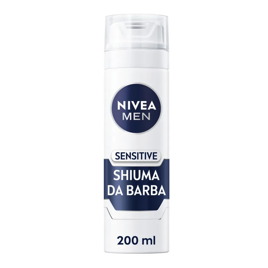 Nivea Men Sensitive Schiuma Da Barba Pelle Sensibile 200ml