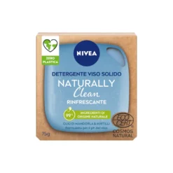 Nivea Naturally Clean Detergente Viso Solido Rinfrescante 75g