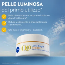Nivea Q10 Anti-rughe Energy Crema Giorno Illuminante Spf15 50ml