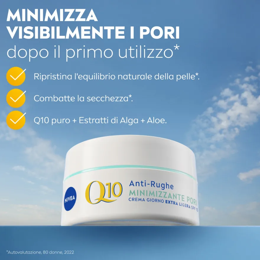 Nivea Q10 Anti-rughe Minimizzante Pori Crema Giorno Spf15 50ml