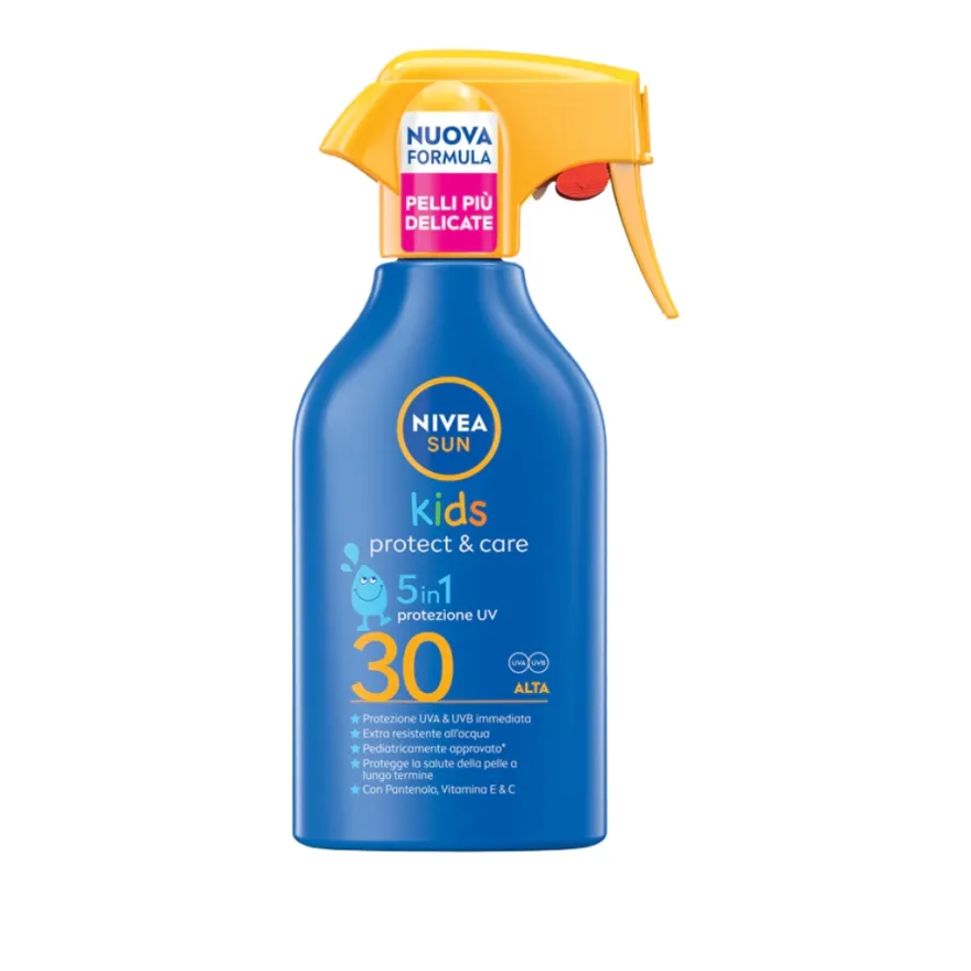 Nivea Sun Kids Protect Care Protezione Solare Bambini Spf30 250ml