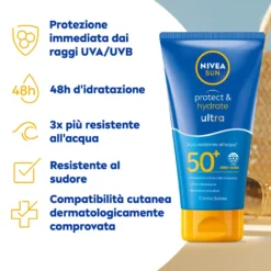 Nivea Sun Latte Solare Protect E Hydrate Ultra Fp50+ 200ml