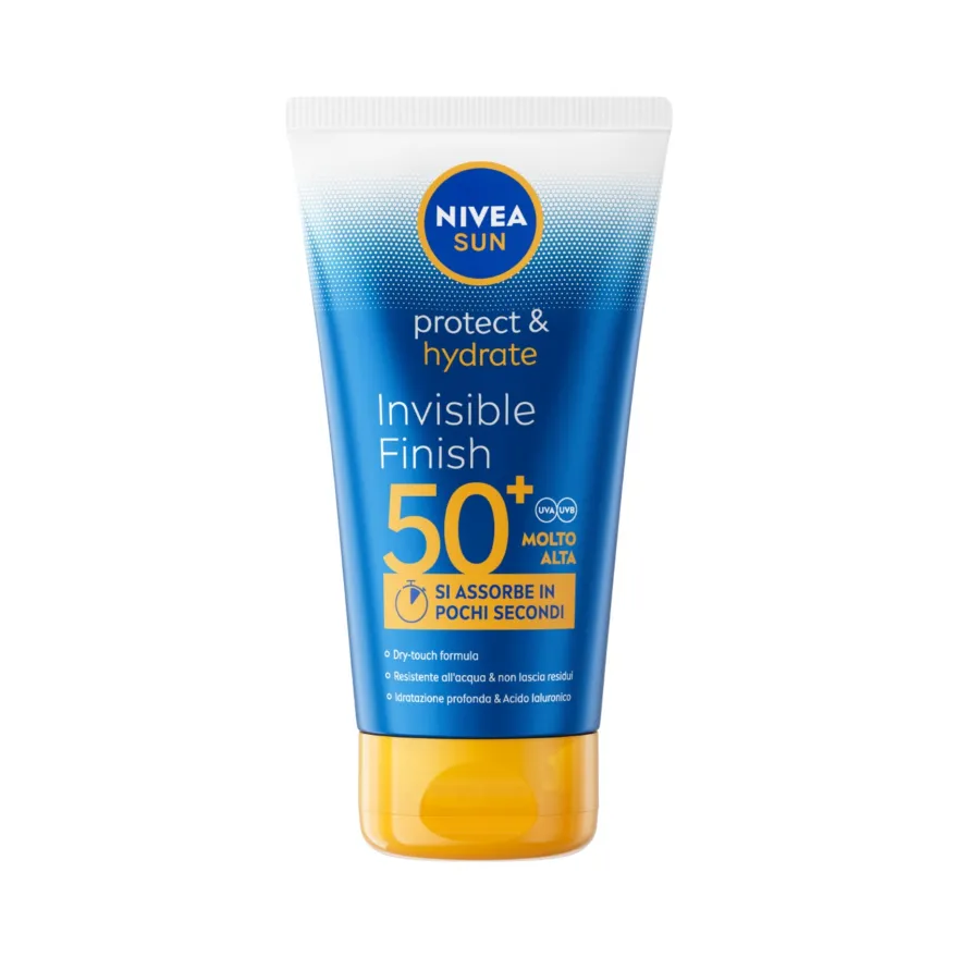Nivea Sun Protect E Hydratate Invisibile Finish Spf50+ Crema Solare 150ml