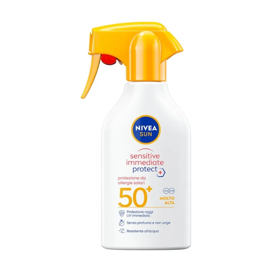 Nivea Sun Sensitive Immediate Protect Spf50+ Protezione Allergie Solari 250ml