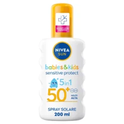 Nivea Sun Spray Solare Kids Sensitive Protect Fp50+ 200ml