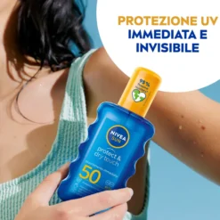 Nivea Sun Spray Solare Protect E Dry Touch Fp50 200ml