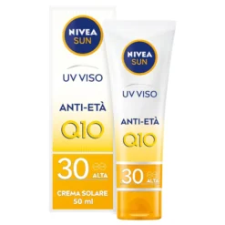 Nivea Sun Uv Viso Anti-età Fp30 Crema Solare Con Coenzima Q10 50ml