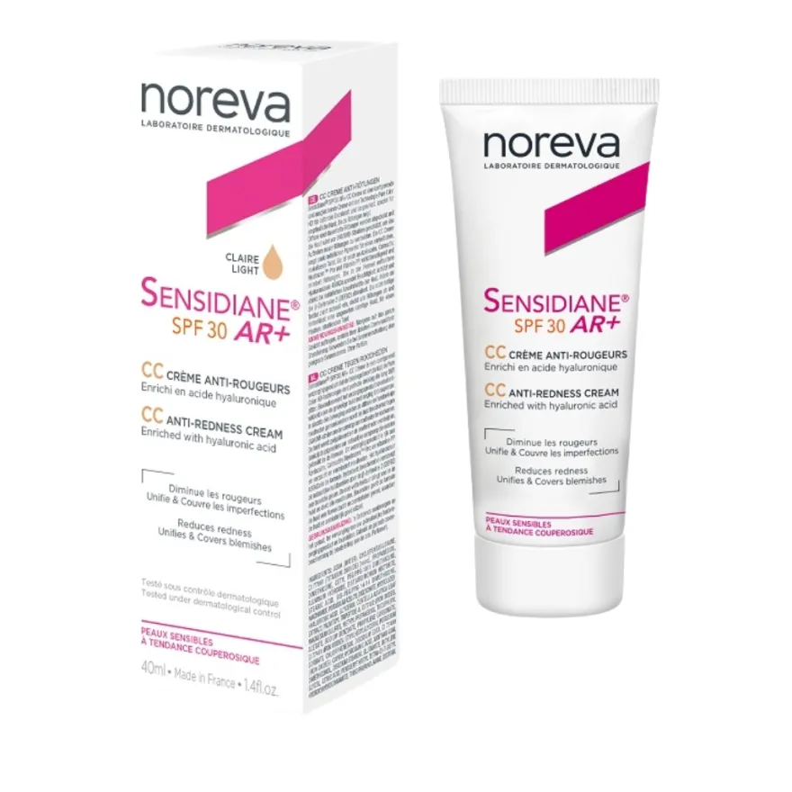 Noreva Sensidiane Ar+ Spf30 Cc Crema Antirossori 40ml