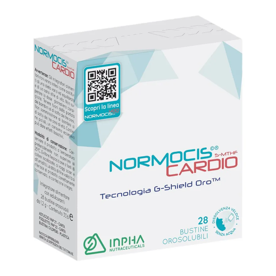 Normocis Cardio 5-mthf Integratore Benessere Cardiaco 28 Bustine Orosolubili