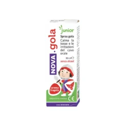 Nova Gola Spray Junior Integratore Gola Fragola 30ml