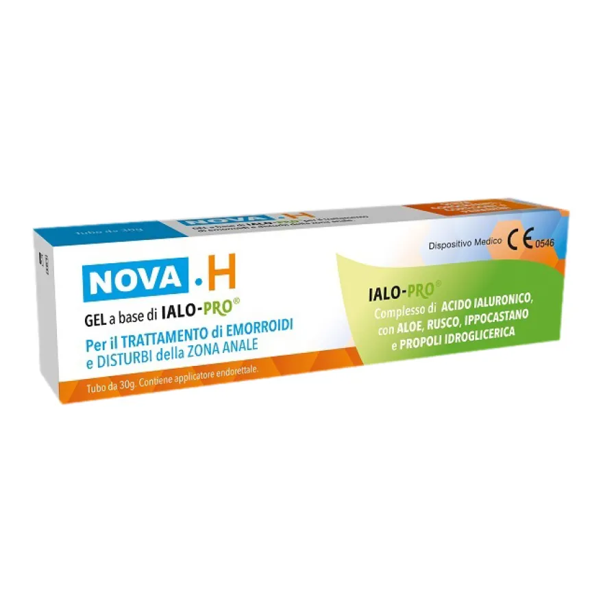 Nova H Gel Trattamento Emorroidi Effetto Barriera 30g Tubo