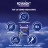 Novanight Tripla Azione Con Melissa E Melatonina Per Dormire, Senza Glutine 60 Compresse