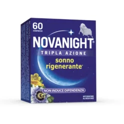 Novanight Tripla Azione Con Melissa E Melatonina Per Dormire, Senza Glutine 60 Compresse