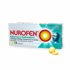 Nurofen Influenza E Raffreddore 200mg + 30mg 12 Compresse Rivestite