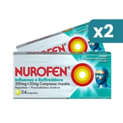 Nurofen influenza e raffreddore ibuprofene bipacco 2x24 compresse